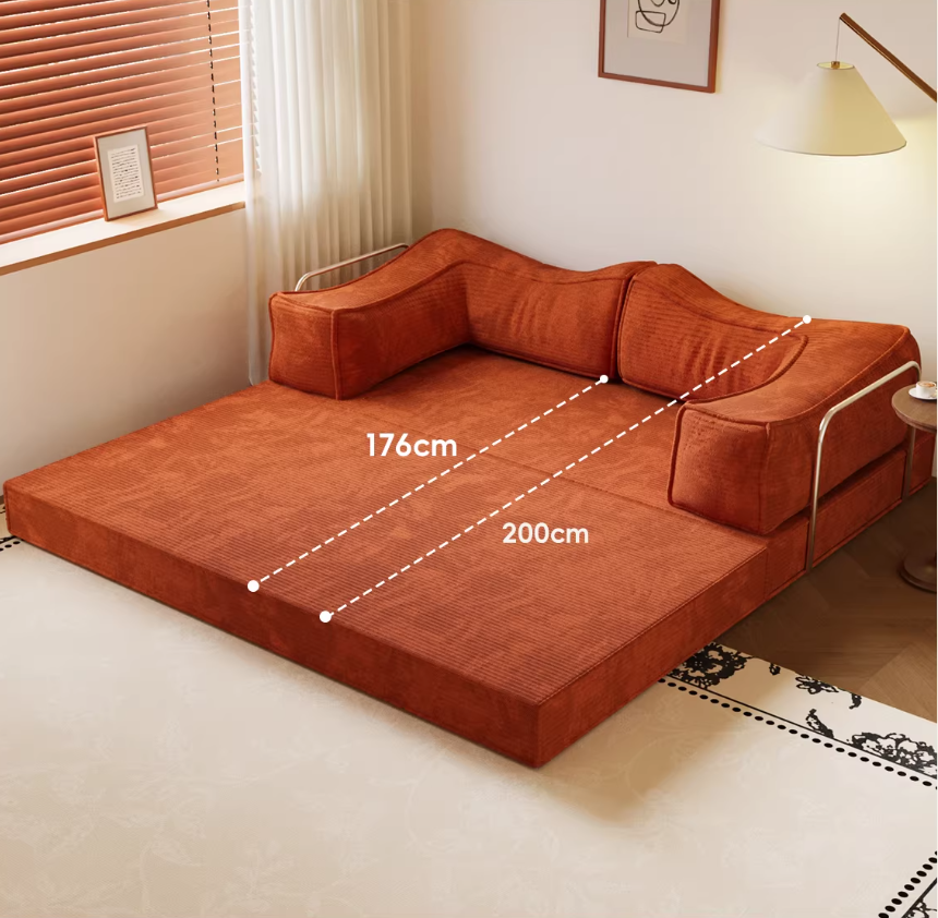  A multifunctional folding sofa bed 