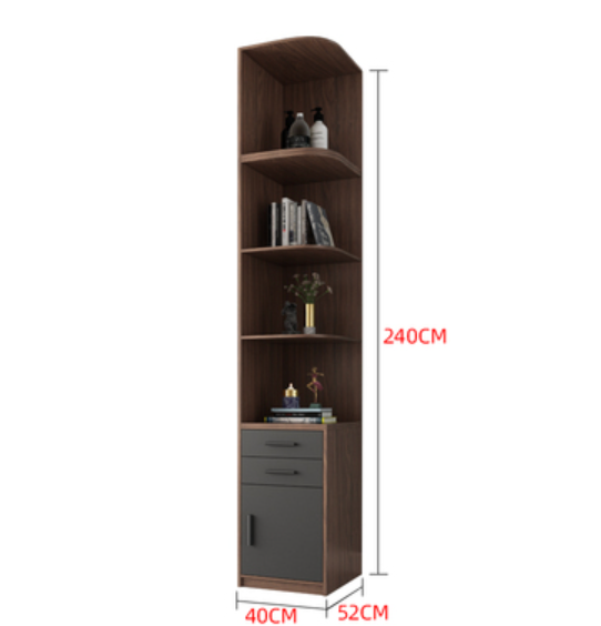  خزانة ملابس خشب مودرن مع تسريحة مدمجة - دولاب ملابس متصل من KS-Furniture 