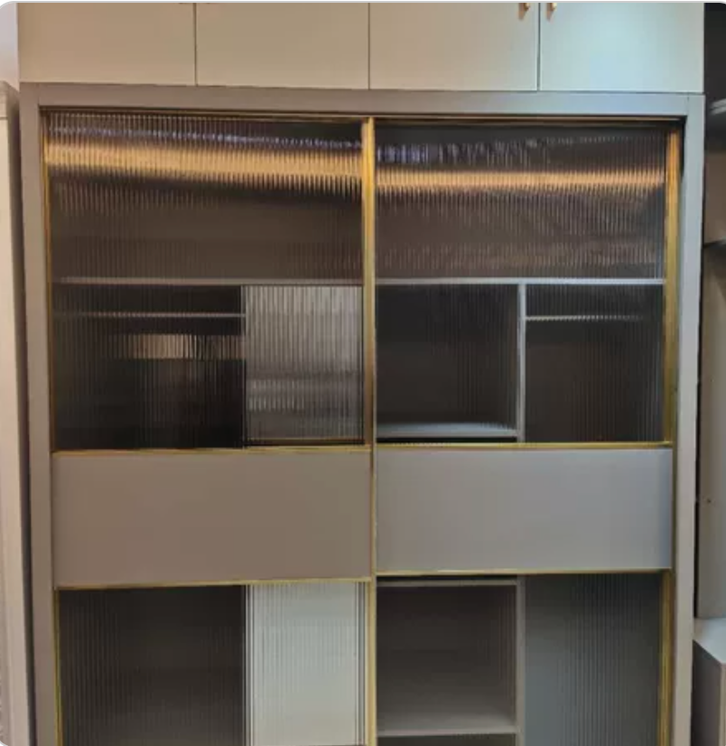  Wardrobe with glass doors 