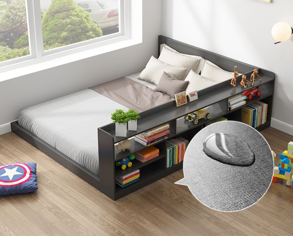  Bed with sideboard Yadeju 
