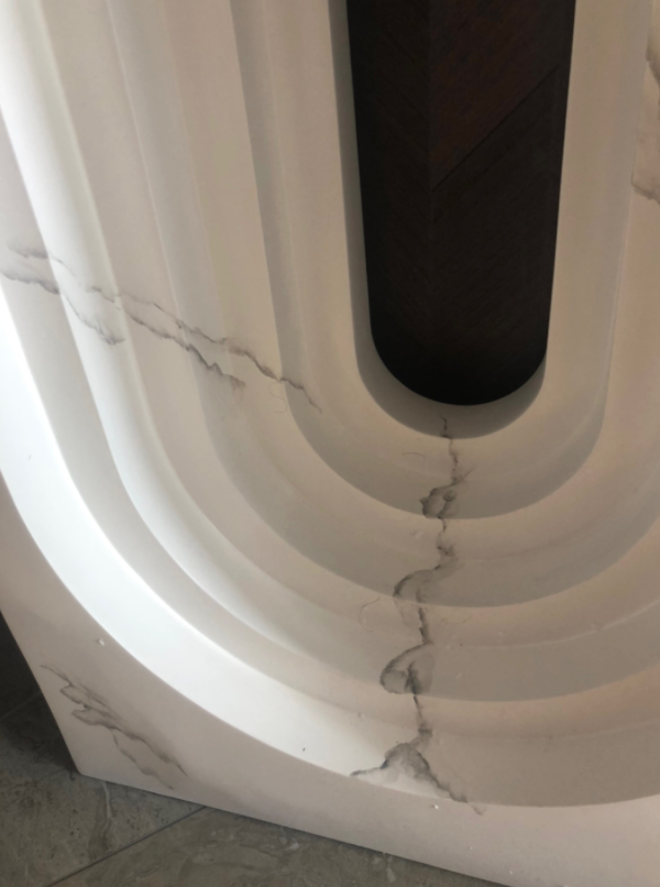  marble console  
