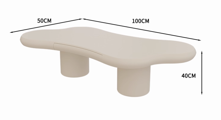  wavy pattern coffee table 
