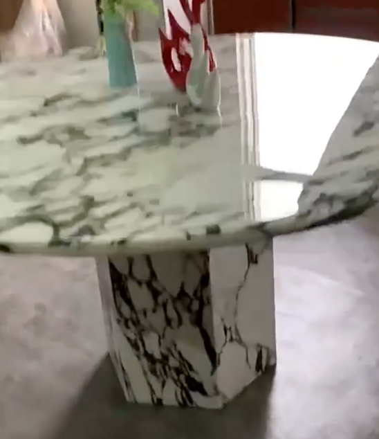  طاولة طعام رخام بولغاري 