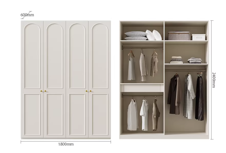  Wooden wardrobe multiple sizes 