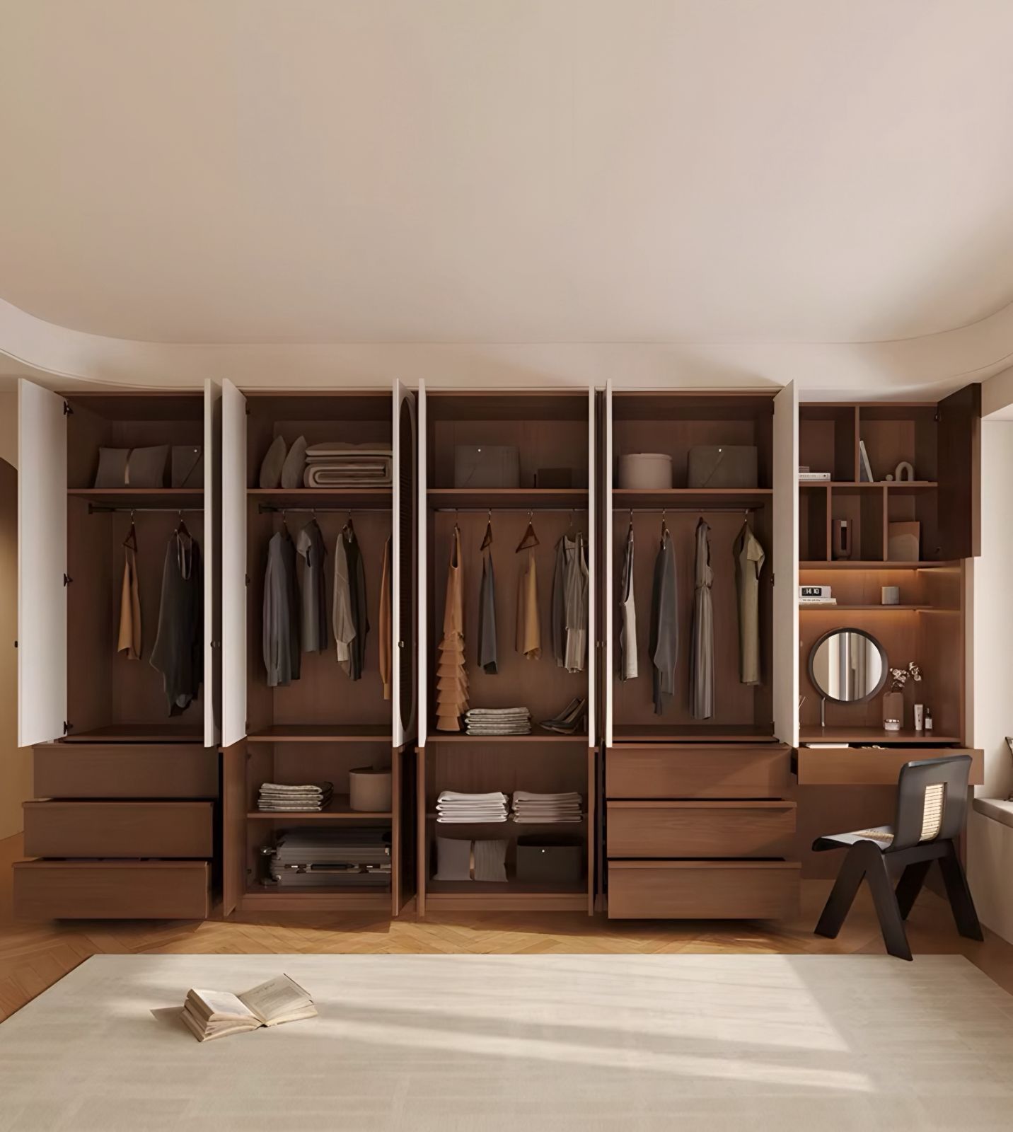  A versatile wardrobe with a classic design 