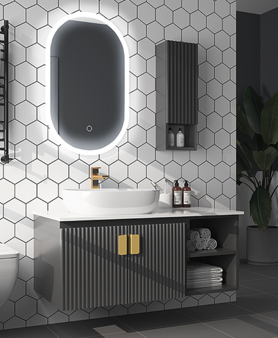  BAYKA Washbasin with Mirror (Fast Delivery - Delivery within 15 working days) 