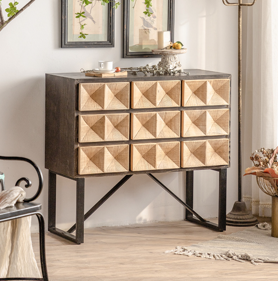  Vintage rustic bookcase 