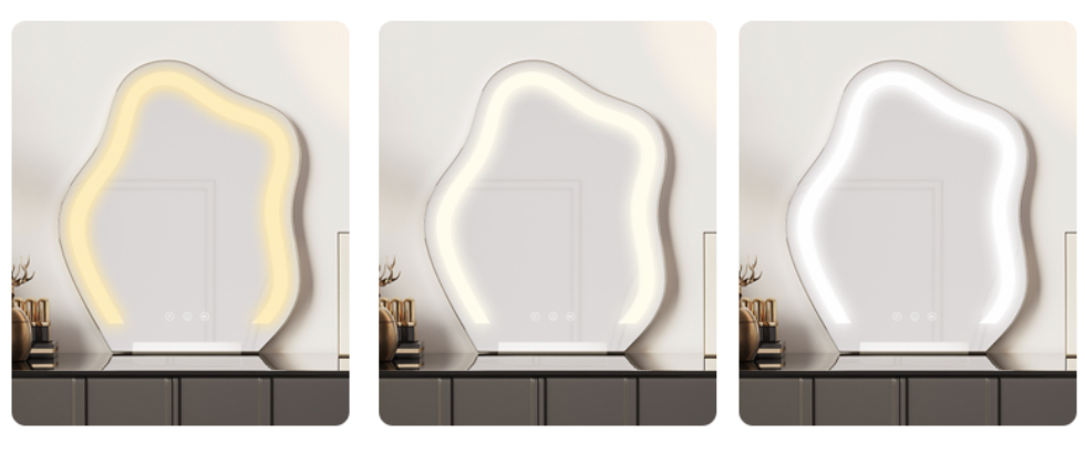  Suyu dressing table with stool and smart mirror 