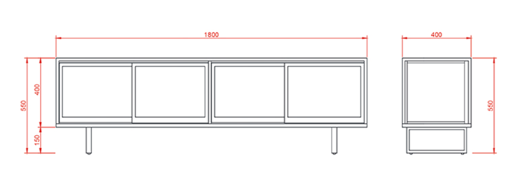  glass tv bookcase 