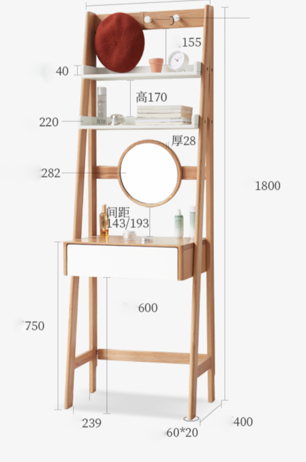  make up vanity with mirror  