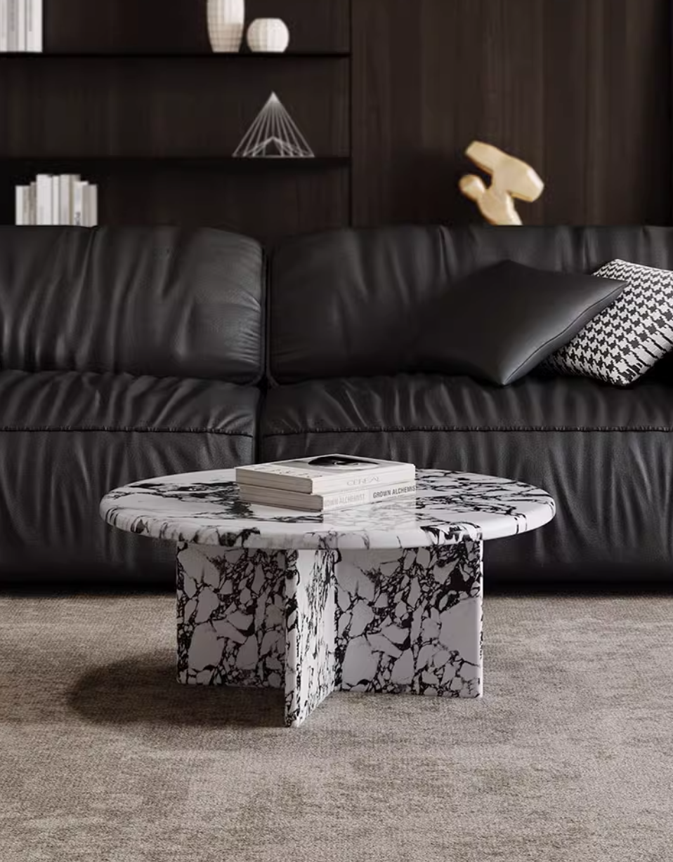  Marble coffee table 