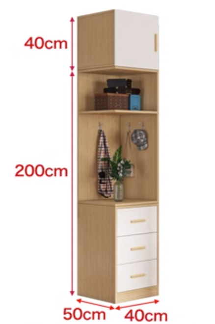  خزانة ملابس زاوية مودرن بمقاسات متعددة - دولاب ملابس ذكي من KS-Furniture 