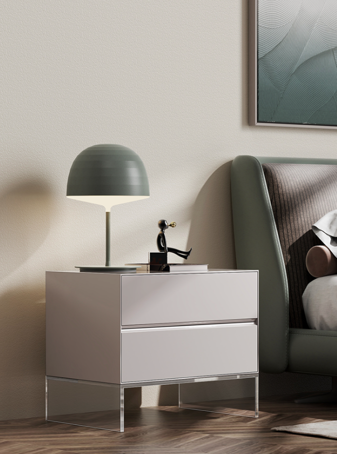  Acrylic bedside table 