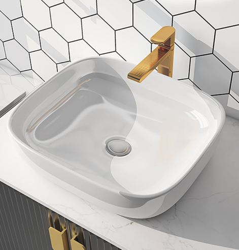  BAYKA Washbasin with Mirror (Fast Delivery - Delivery within 15 working days) 