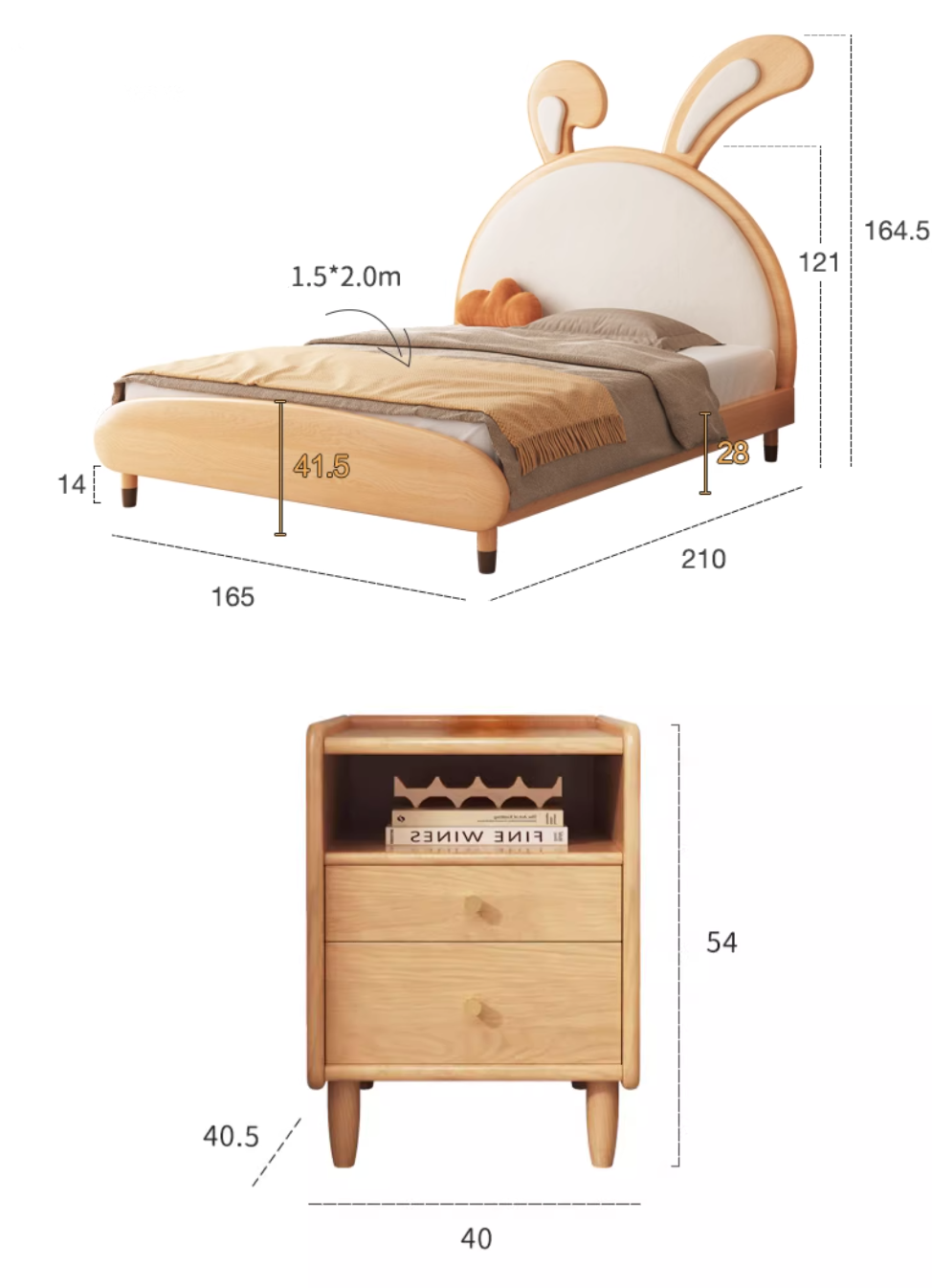  Rabbit baby bed 