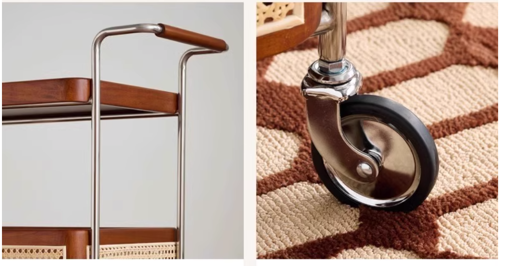  Rattan side table 