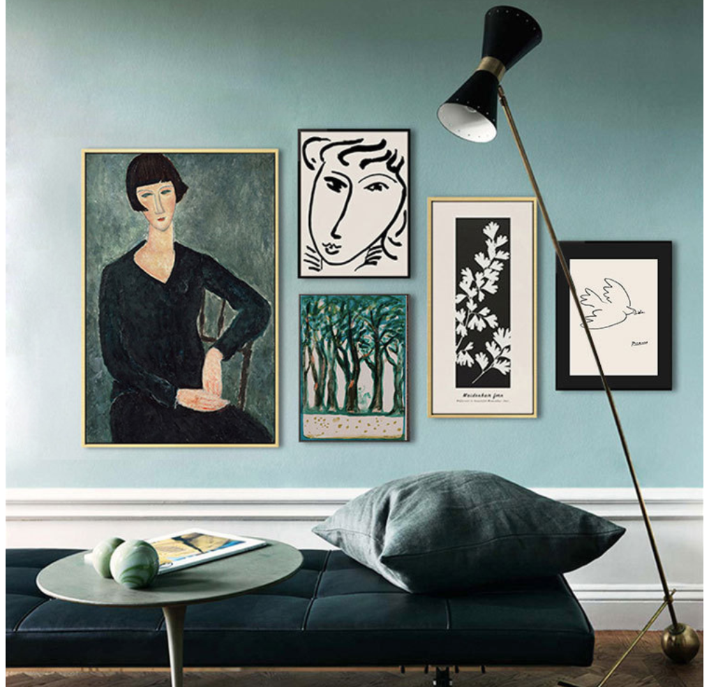  5 size paintings 