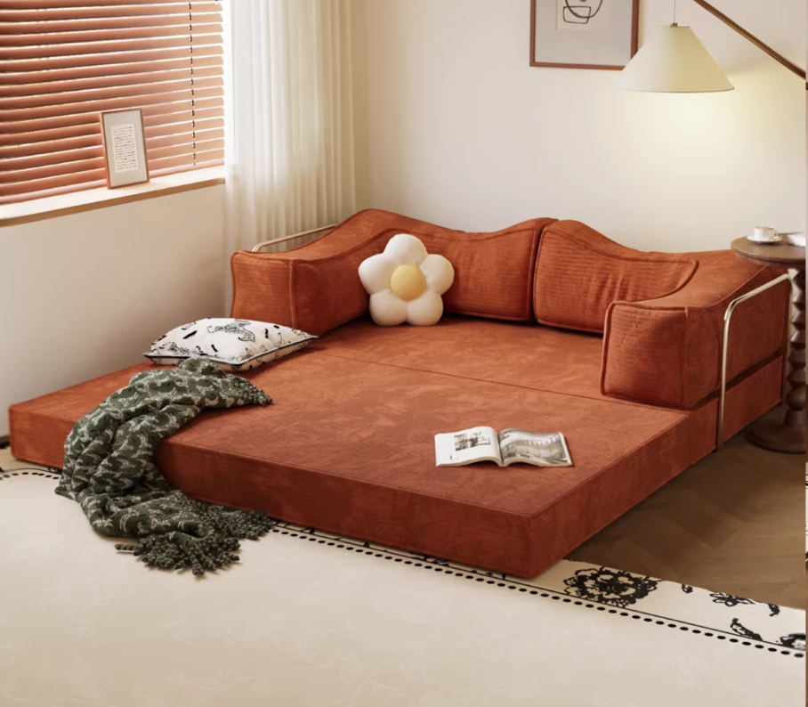  A multifunctional folding sofa bed 