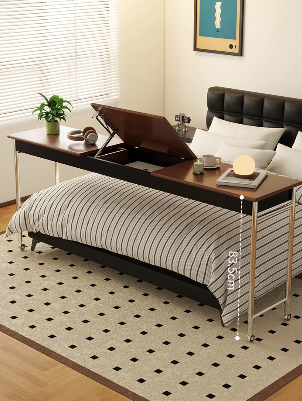  Lanshan mobile bedside table 