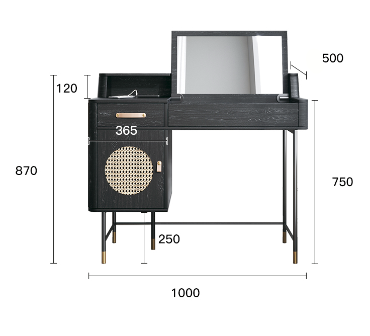  Dresser with mirror Lesei 