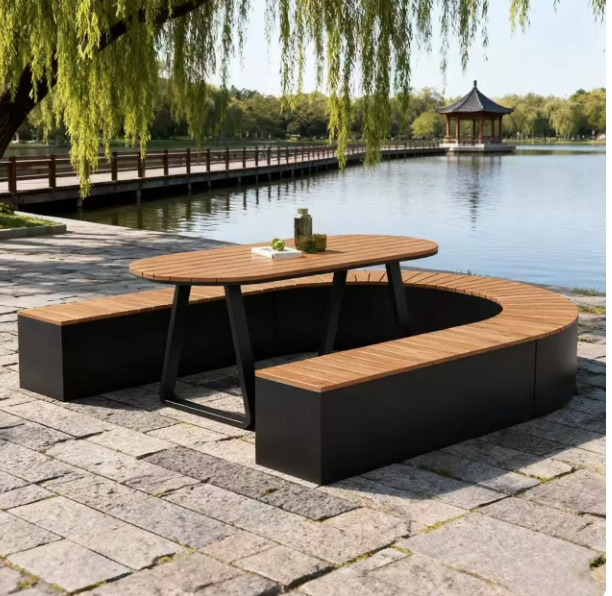  Goba integrated and modern chair and table 