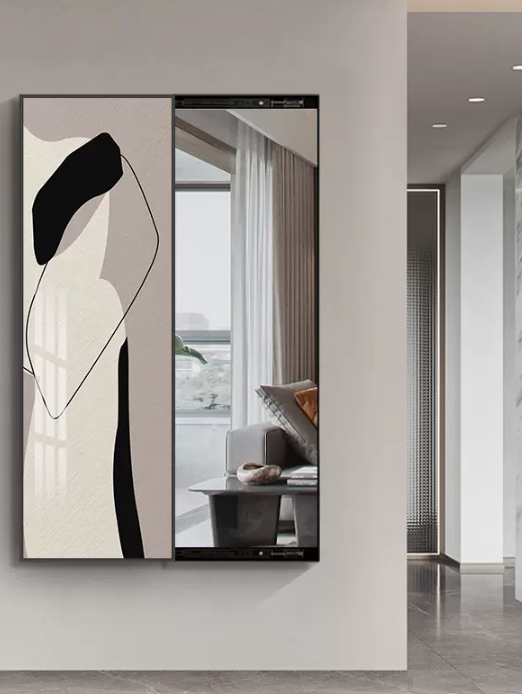  Panel with pull-out mirror 