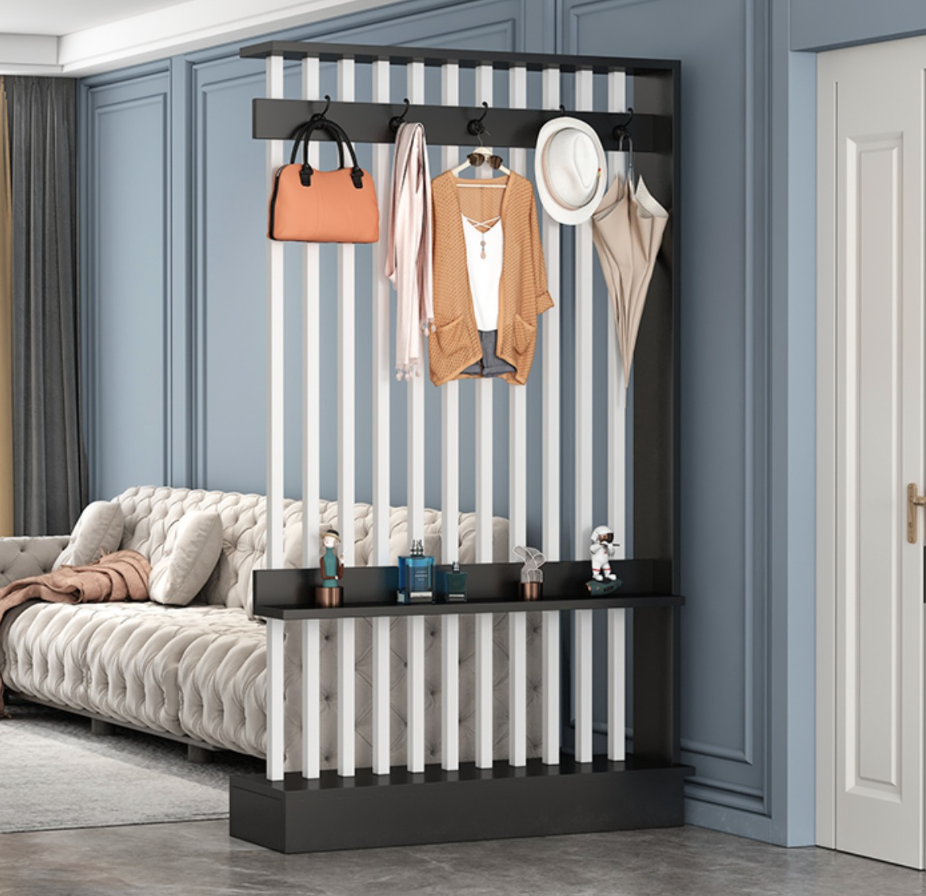  Partitioned cupboard with shelves 