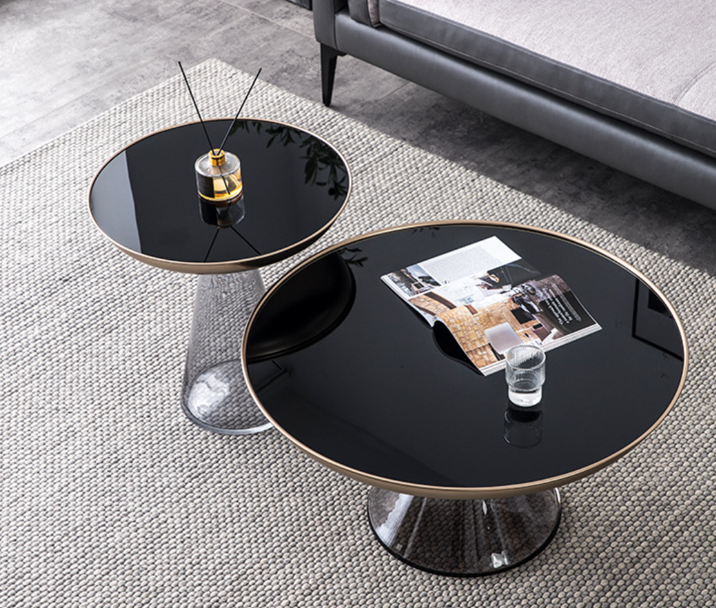  Modern glass table 
