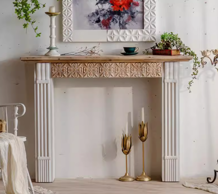   ديكور مدفأة Vintage 