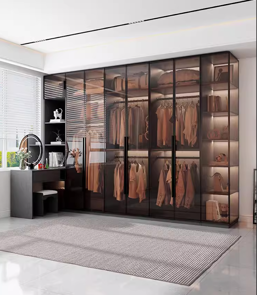  Glass wardrobe 