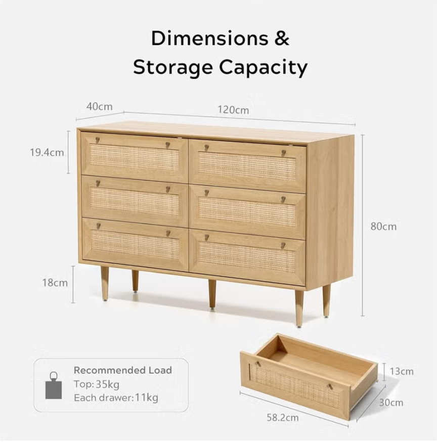  Rattan Wardrobe (Delivery within 15 working days in Riyadh) 