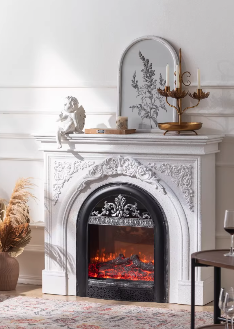  Vintage fireplace decor 