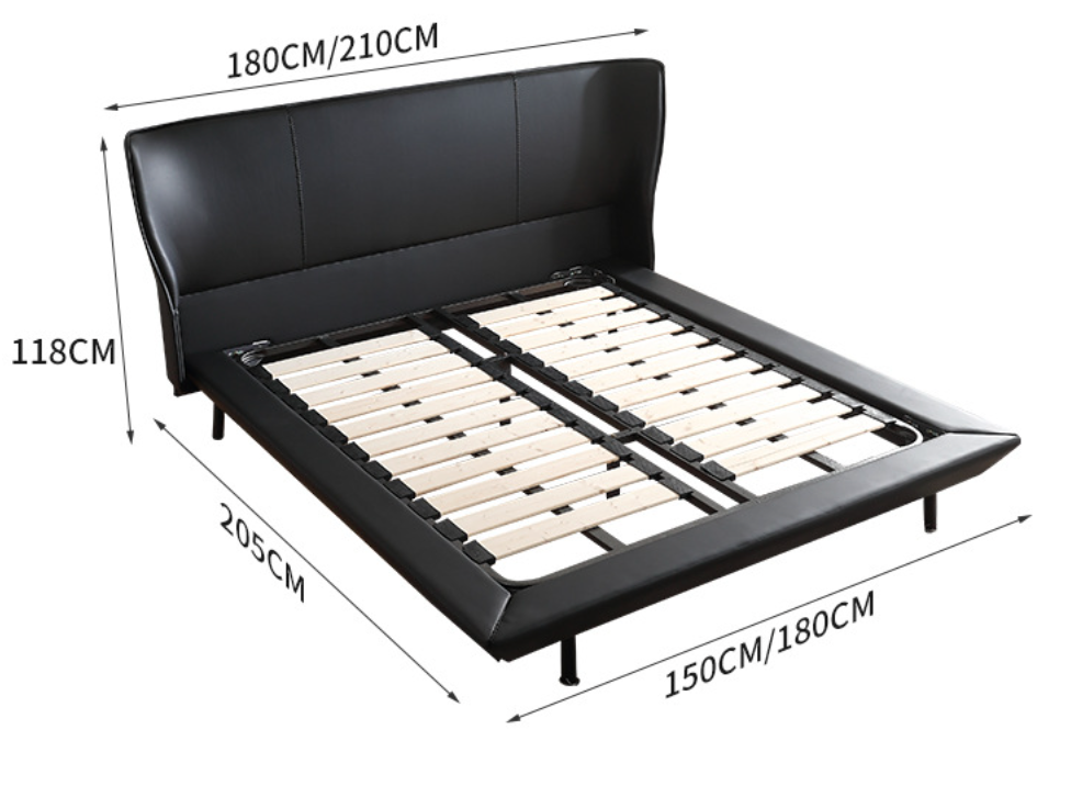  leather bed 