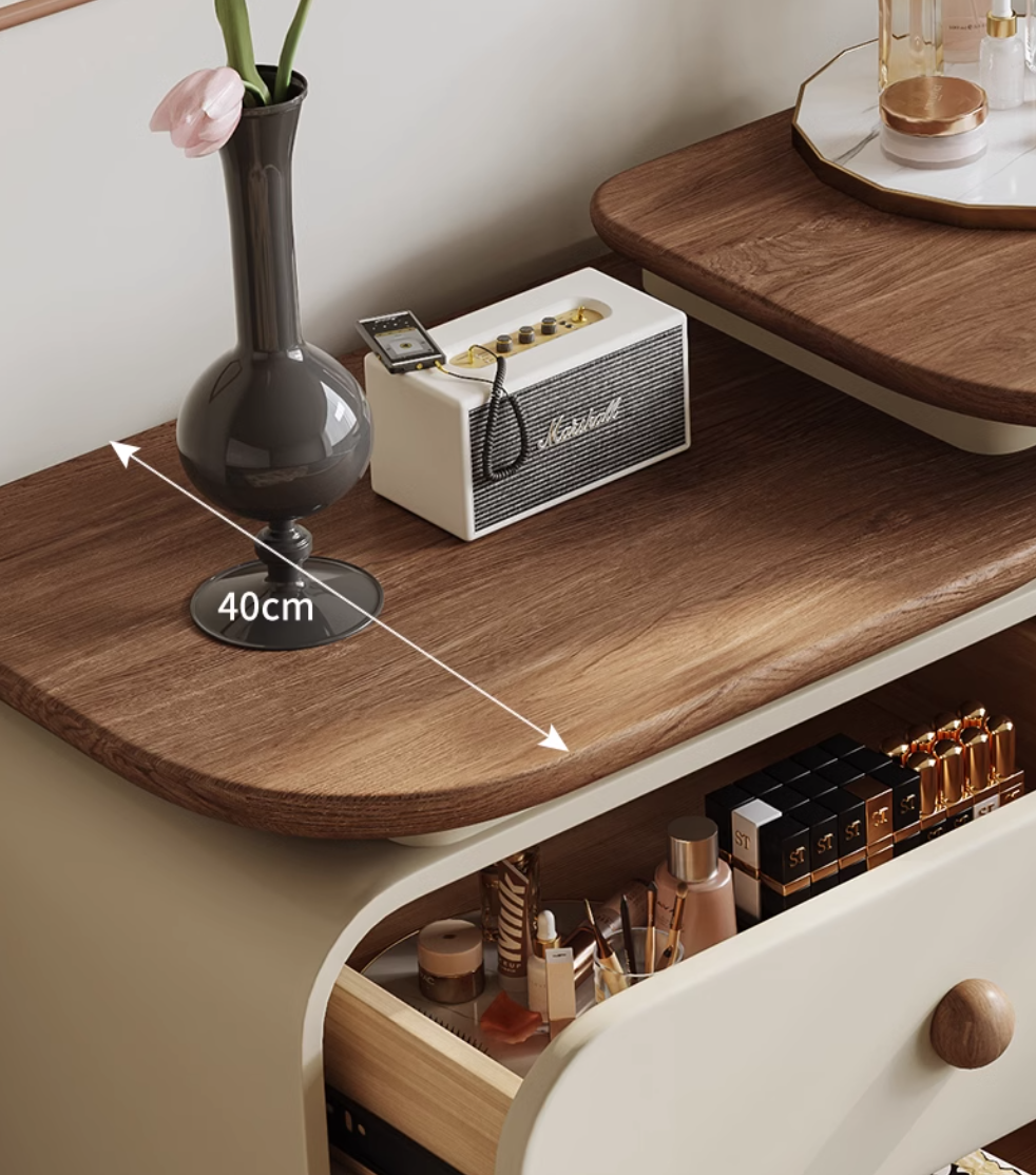  A dressing table with a built-in cabinet 