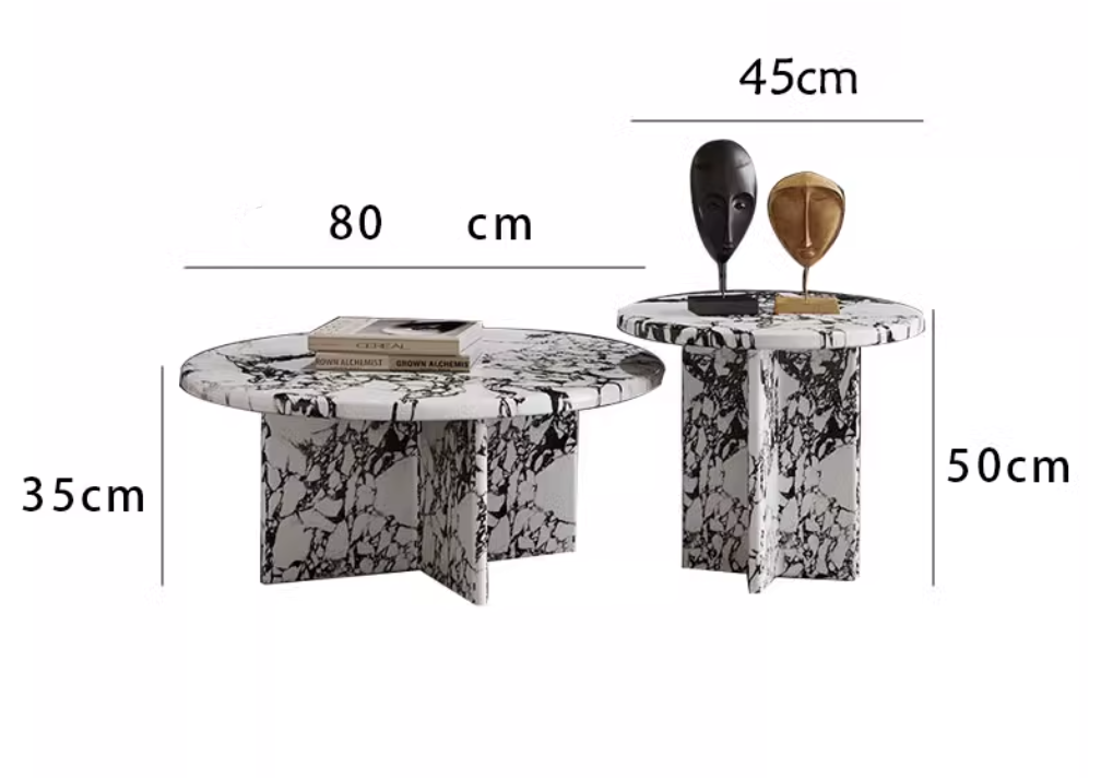  Marble coffee table 