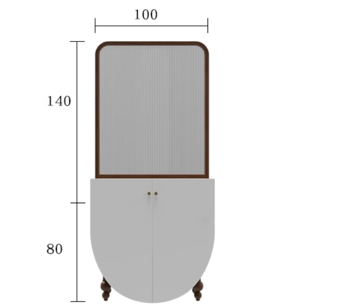  Wardrobe with Smirr partition 