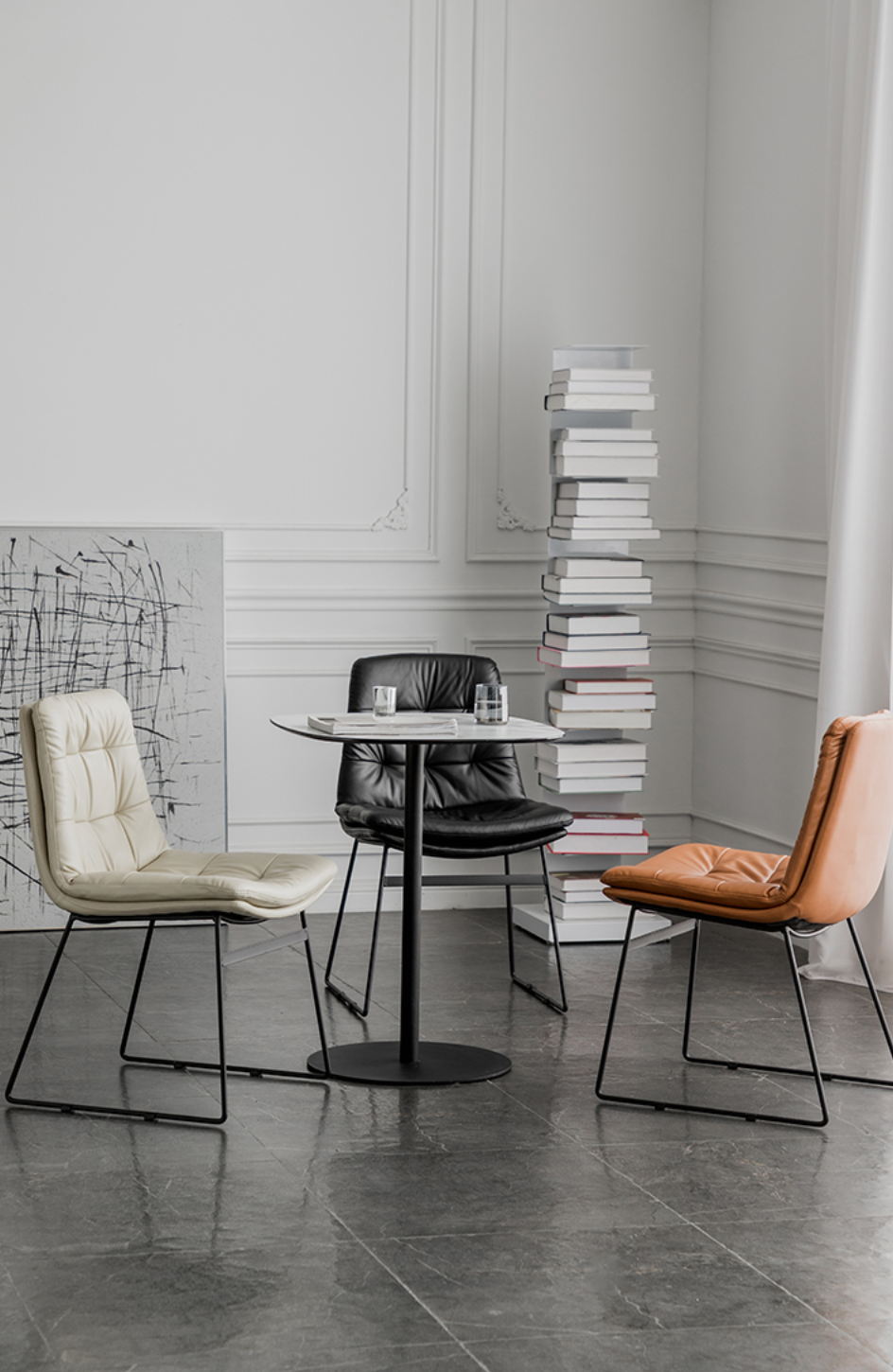  Leather chair 