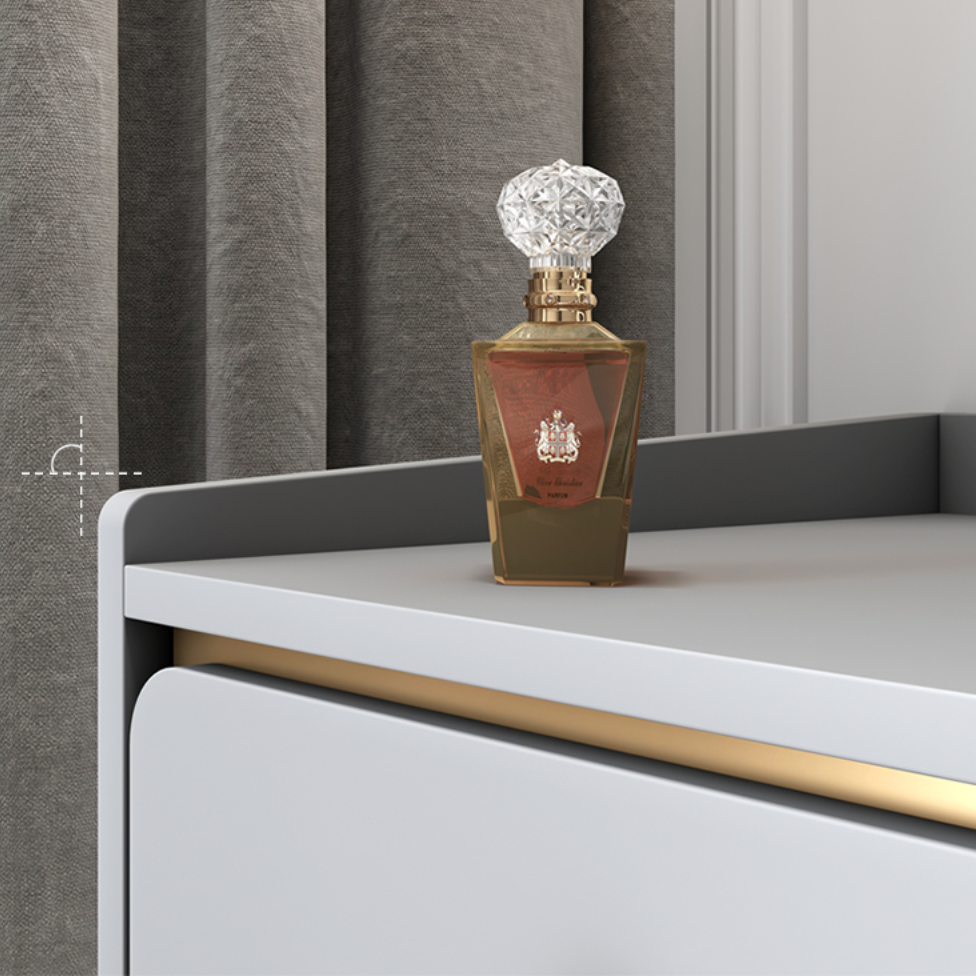  Dressing table with chair and mirror 