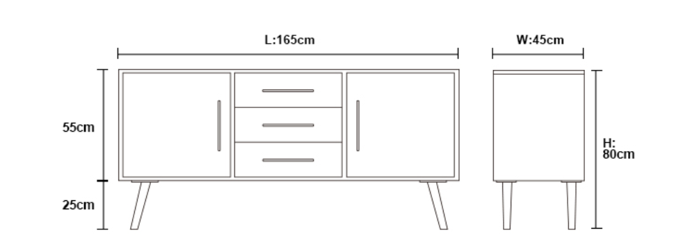  wooden console  