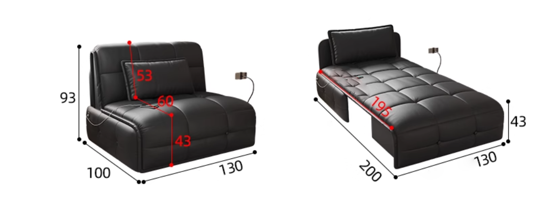  Wacok Electric Sofa Bed 