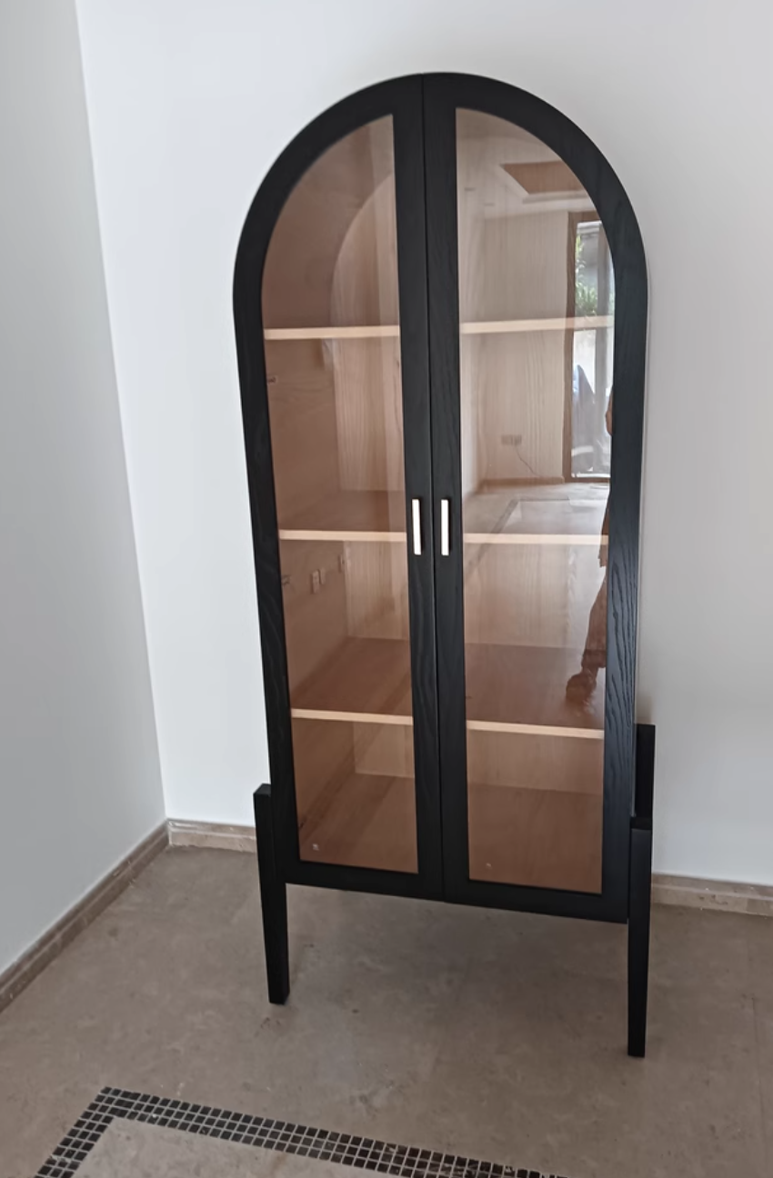  Solid wood arched wardrobe 