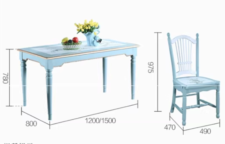  Georgian rustic style dining room furniture 