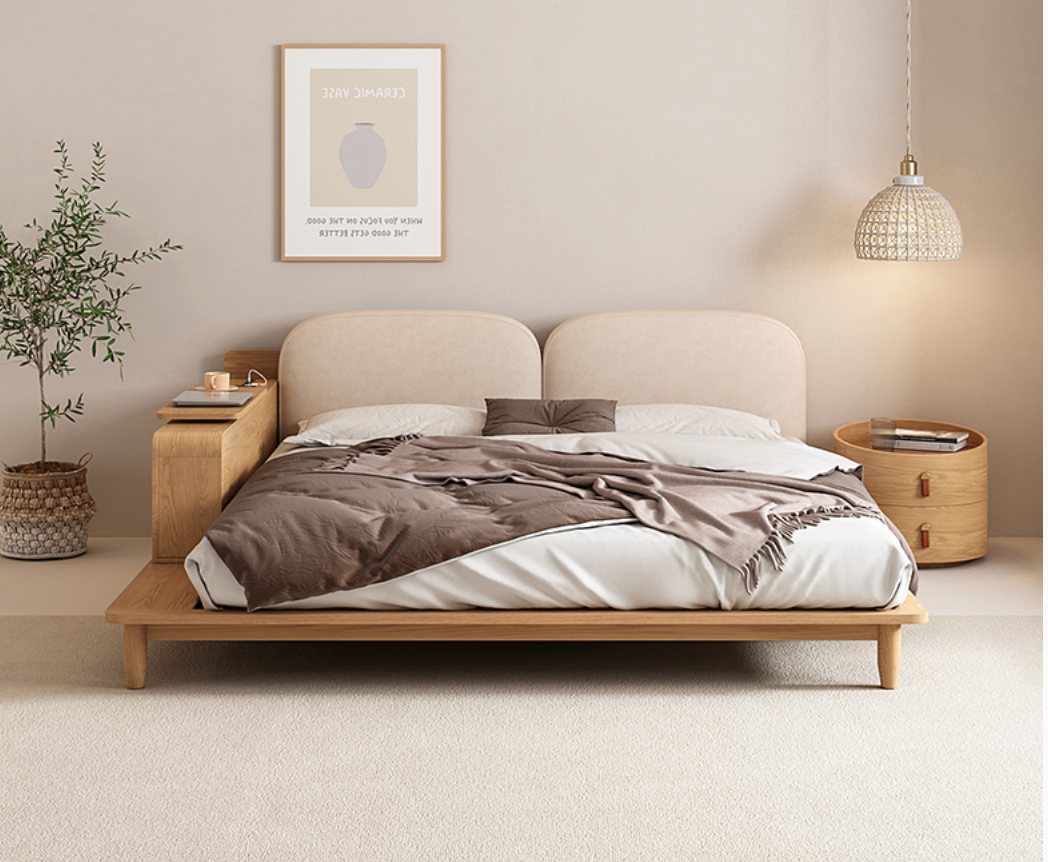  Royal Court Bed with Sideboard 