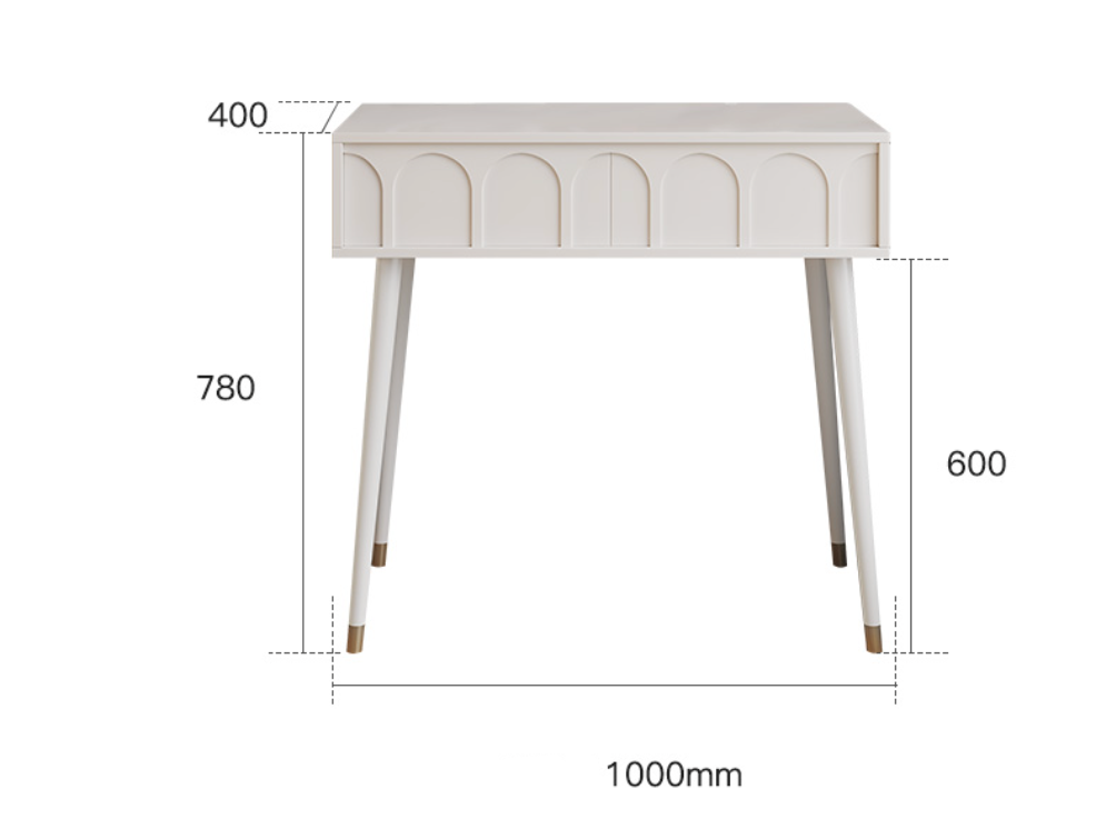  Table with chair and mirror 