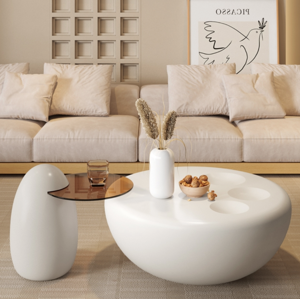  Round and side table 