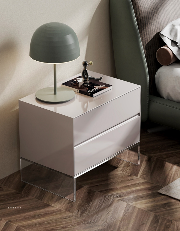  Acrylic bedside table 