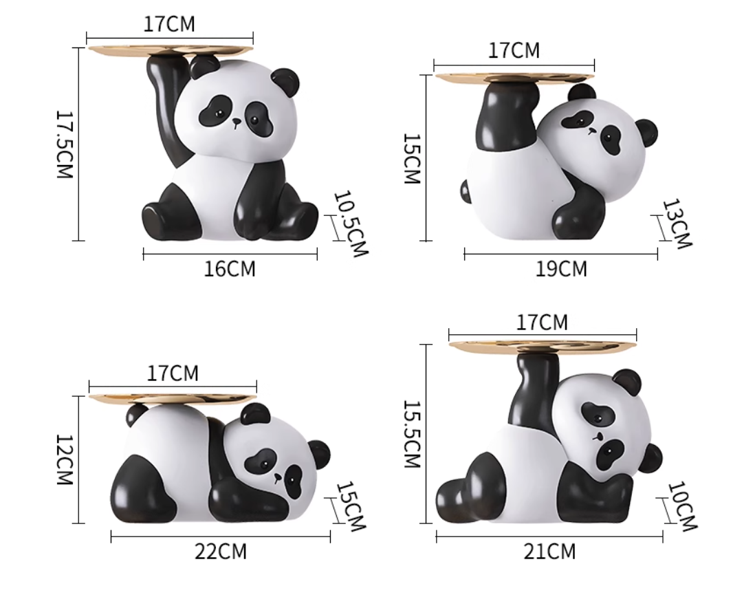  Panda shape decor 