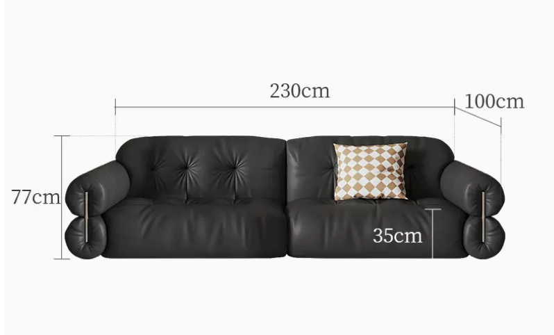  Rudai leather sofa 