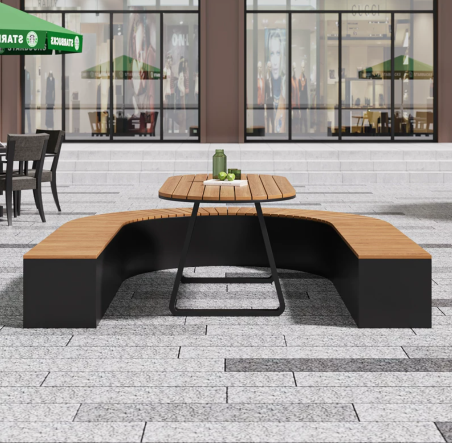  Goba integrated and modern chair and table 