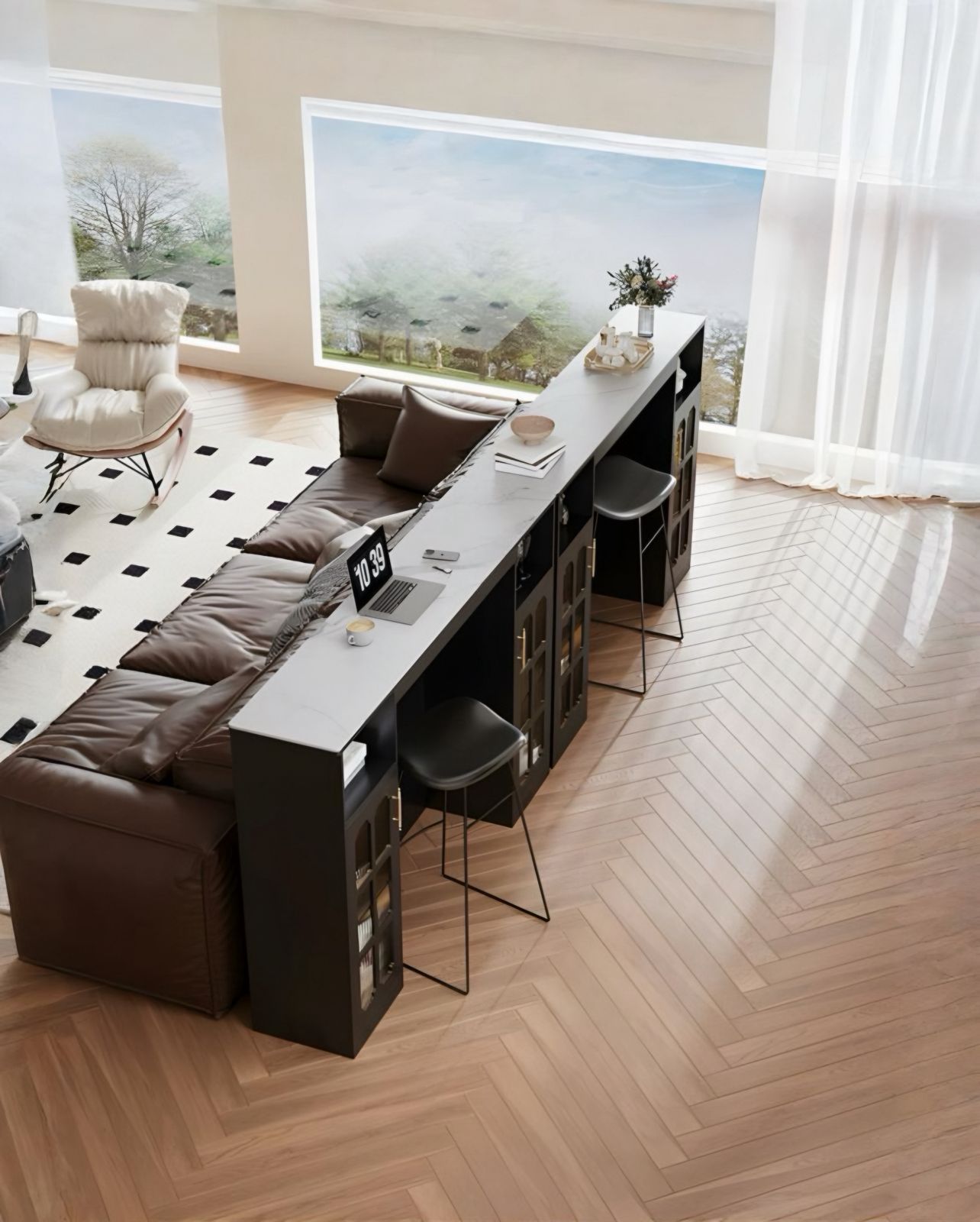  Table with a classic design 